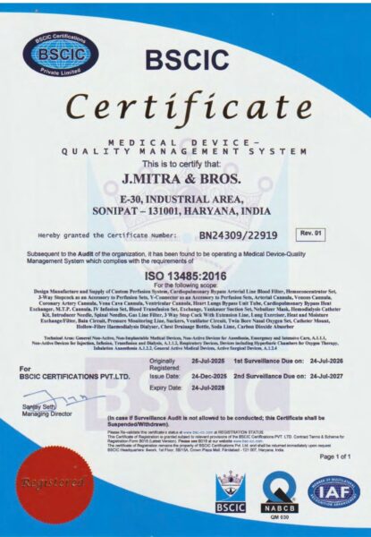 ISO 13485:2016 — BSCIC · Medical-Device QMS