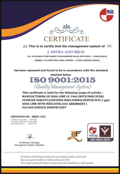 ISO 9001:2015 — MSR · Quality Management System