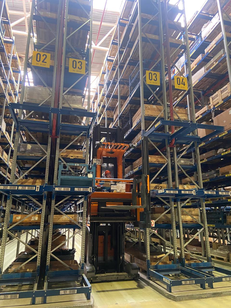 Warehouse storage